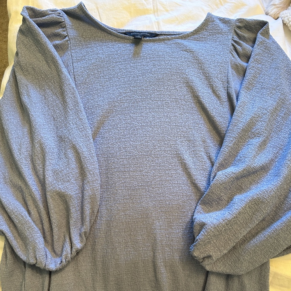 Bluish/Grey Banana Republic Top